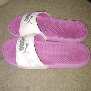 Puma Pink Slides